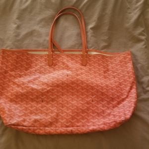 Goyard orange St Louis GM tote